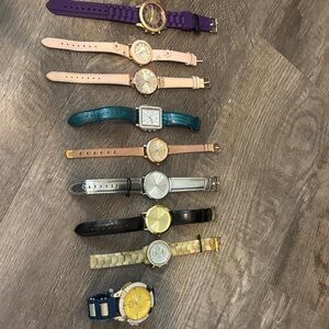 Assorted Women's Fashion Watches - Pink, Purple, Teal, Black, Gold, Silver